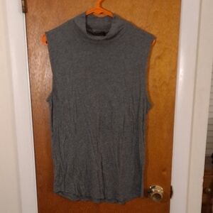Sleeveless Gray Women's Top